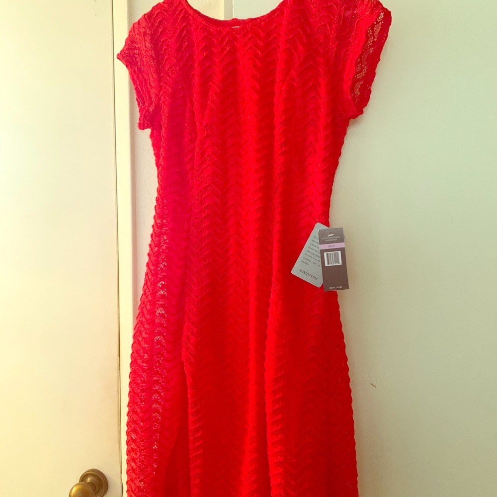 Sharagano women’s NWT red dress